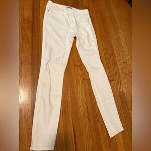 Abercrombie White Skinny Jeans
